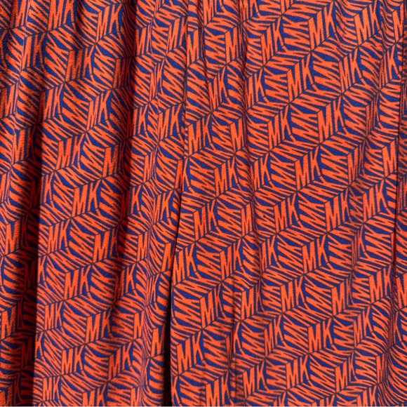 Michael Kors Red Orange and Blue Patterned PJs - Picture 2 of 2